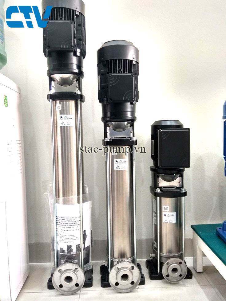Bơm STAC trục đứng cánh inox nhập khẩu giá rẻ từ Italy