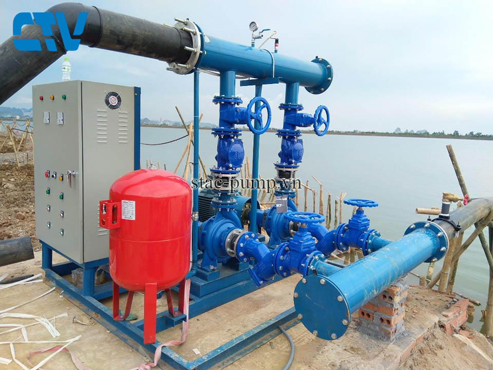 Thi công lắp đặt cụm Booster pump - Cụm bơm tăng áp biến tần
