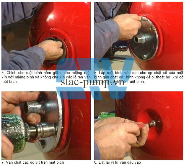 Sửa Chữa, Thay Thế Bình Tích Áp Trong Hệ Thống Máy Bơm