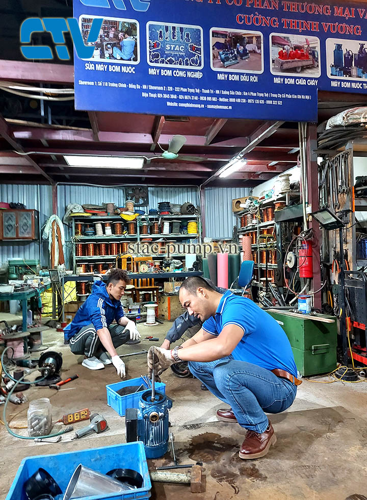 Sửa máy bơm trục đứng Pentax uy tín, chuyên nghiệp